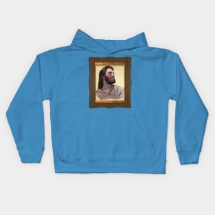 JESUS CHRIST by RICHARD HOOK FRAMED Kids Hoodie